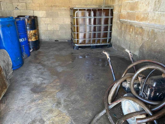Gaziantep’te 600 Litre Kaçak Akaryakıt Ele Geçirildi