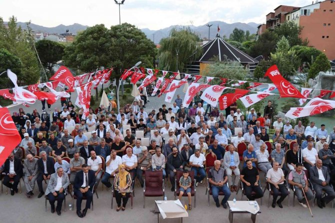 Mhp’nin "Adım Adım 2023 İ̇lçe İ̇lçe Anlatma Ve Aydınlatma" Programı Oltu’da Yapıldı