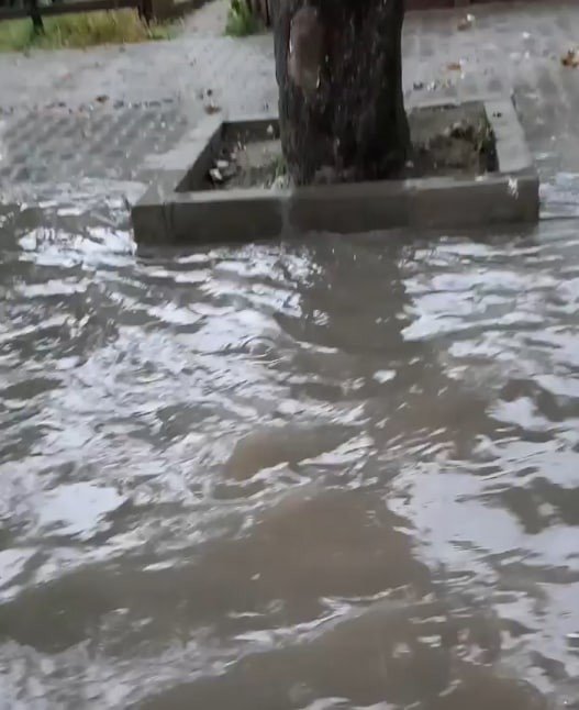 15 Dakikalık Yağmur Karasu’da Hayatı Felç Etti