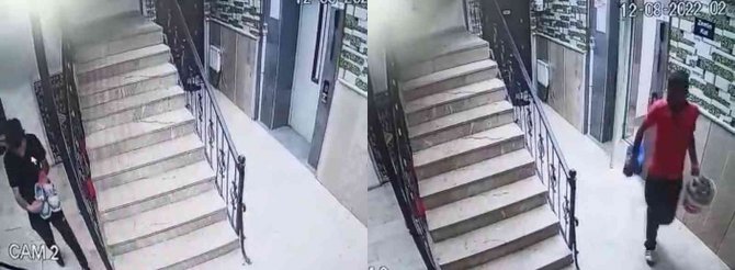 Apartmandan 15 Çift Ayakkabı Çalan Hırsızlar, Aynı Apartmandan Çaldıkları Bisikletlerle Kaçtılar
