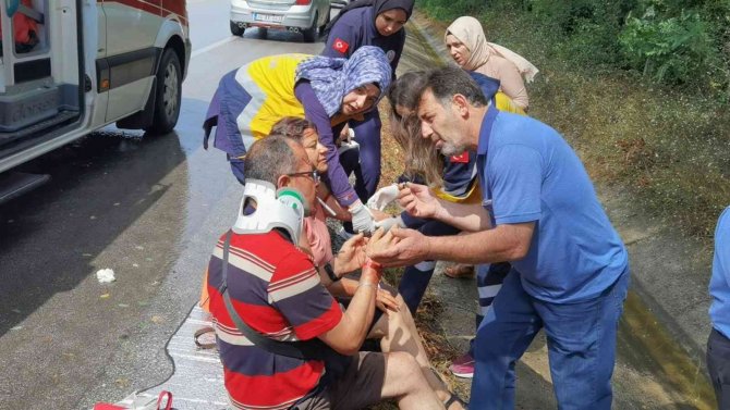 Bursa’da Kanala Düşen Araçta Can Pazarı: 1’i Ağır 3 Yaralı