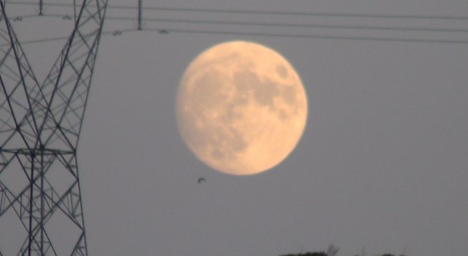 Kars’ta Ay Böyle Görüntülendi
