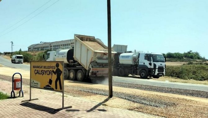 Manavgat Belediyesi Asfaltlama Çalışmalarını Hızlandırdı