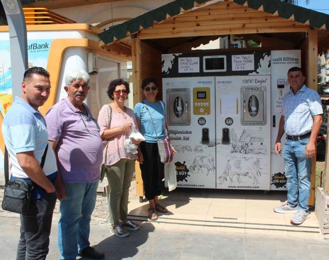 Alaşehir’de Sütmatikten Süt Dönemi Başladı