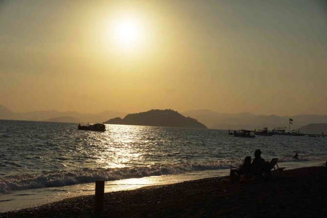 Muğla’da Göz Kamaştıran Gün Batımı