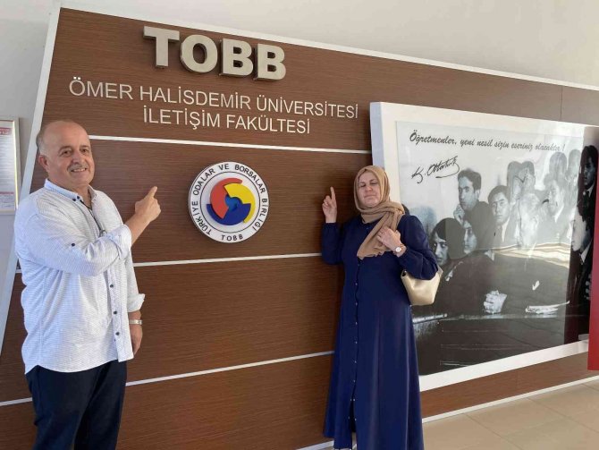 Niğde’de Karı Koca Çift, Üniversitede Aynı Bölümü Kazandı