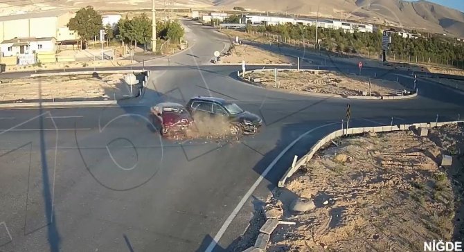Niğde’de Ki Kazalar Kent Güvenlik Yönetim Sistemi Kameralarında