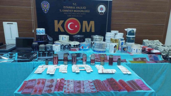 Sahte Bandrol Üreten Çete Yapılan Operasyonla Yakalandı