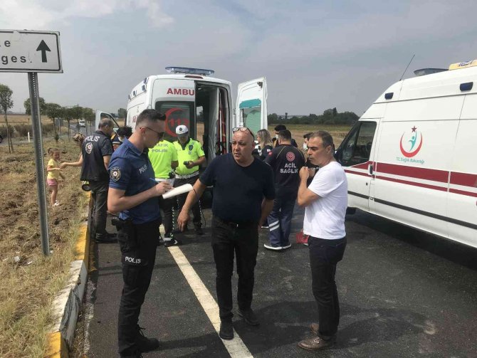 Muratlı Çevreyolunda Kaza: 6 Yaralı