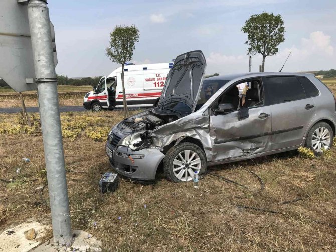 Muratlı Çevreyolunda Kaza: 6 Yaralı