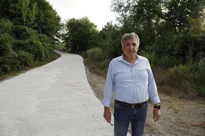 Kandilli’de İki Ayrı Mahallede Beton Yol Yapıldı