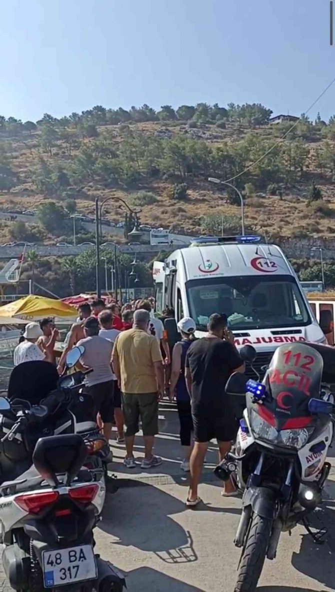 Tur Teknesinde Ayağı Kopan Gencin Yardımına 112 Motorize Sağlık Ekibi Koştu