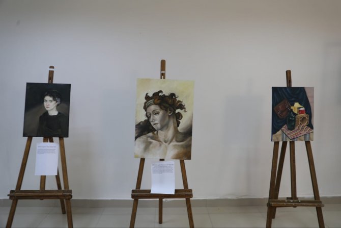 Didimli Genç Ressamın Eserleri Sanatseverler İle Buluştu