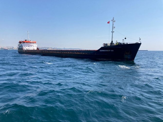 Ukrayna’dan Tahıl Taşıyan Gemi Tekirdağ’a Ulaştı