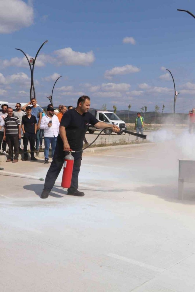 İ̇tfaiye Ve Afad’dan İ̇mes Osb’de Tatbikat