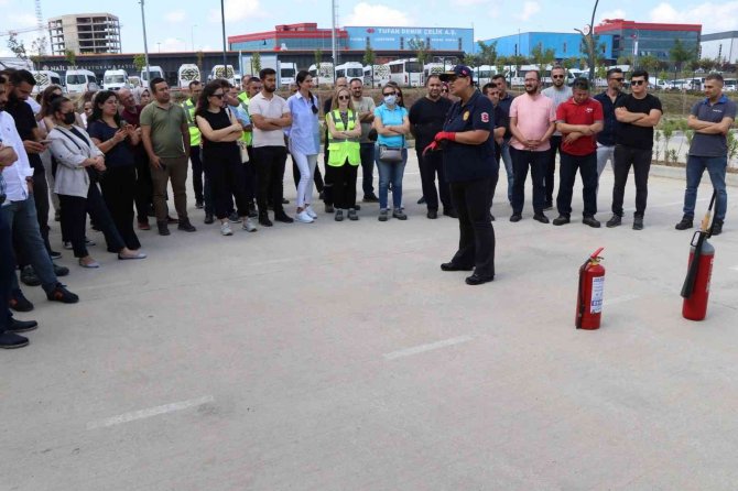 İ̇tfaiye Ve Afad’dan İ̇mes Osb’de Tatbikat