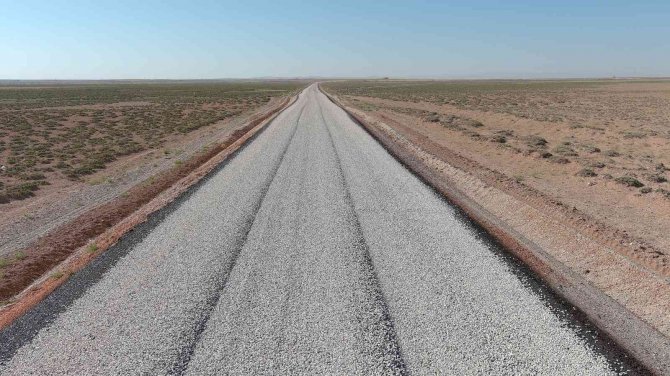 Konya Büyükşehir’den Cihanbeyli’ye 21 Kilometre Daha Mahalle Yolu