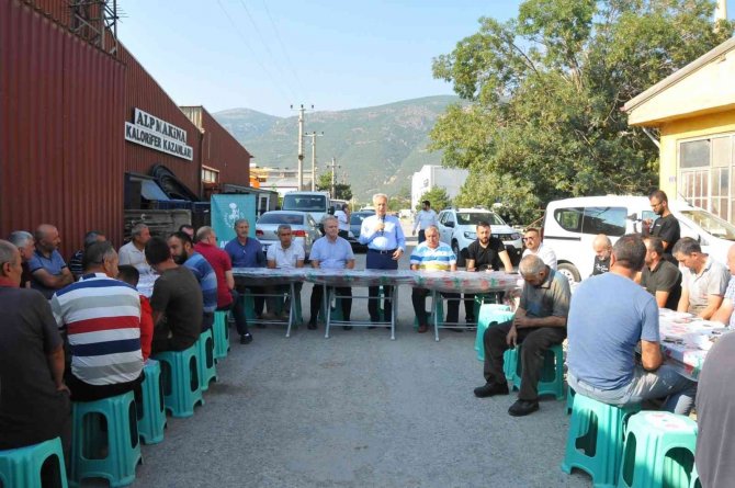 Başkan Akkaya Sanayi Esnafıyla Buluştu