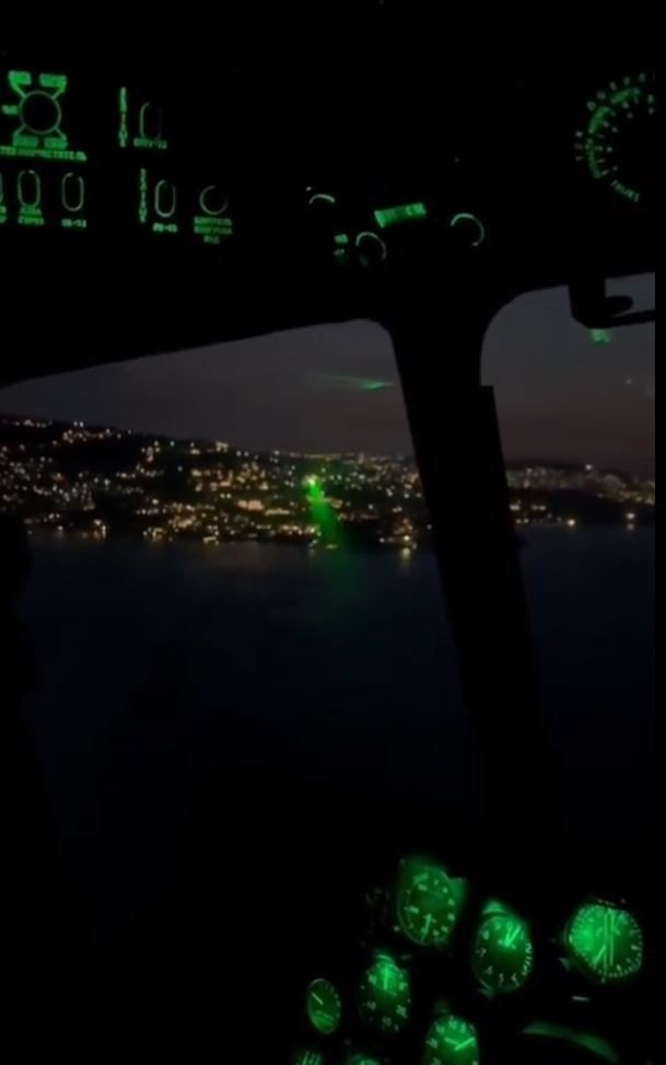 Helikopterine Lazer Tutulan Pilot: "Lazer Geçici Körlüğe Neden Olabilir Ve Sonuçları Çok Kötü Olur"