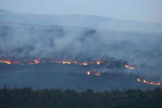Bulgaristan’daki Yangın Edirne’nin Sınır Köylerine Dayandı: Alevler Ürkütücü Boyuta Ulaşıyor