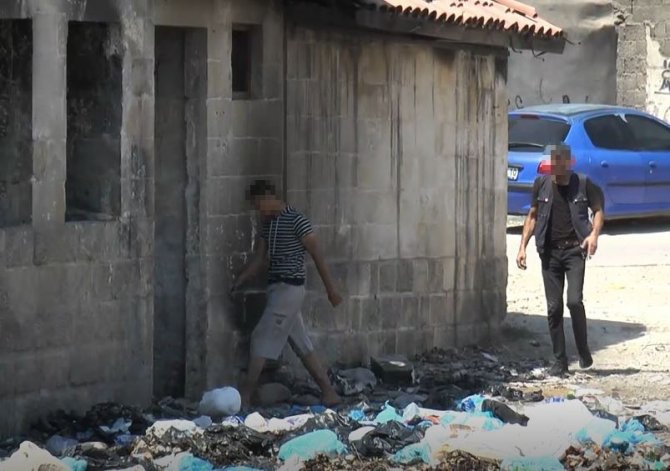 Metruk Binada Güpegündüz Uyuşturucu Ticareti Pes Dedirtti