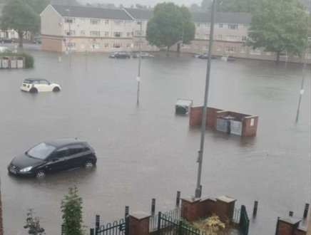 İ̇ngiltere’yi Sel Vurdu