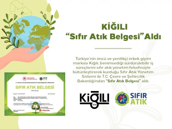Kiğılı “Sıfır Atık Belgesi” Aldı