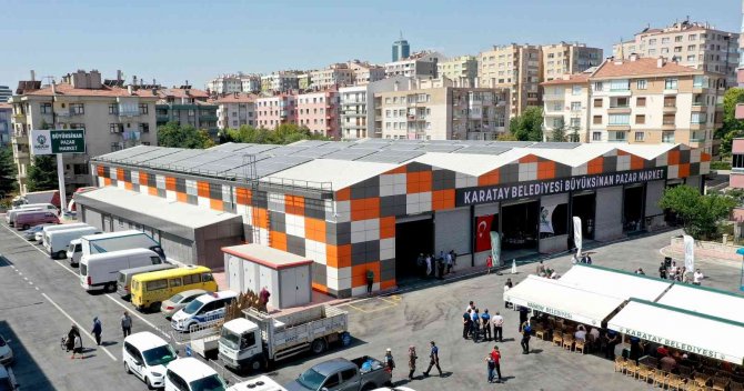 Büyüksinan Kapalı Pazar Marketi Ve Kafe Karatay Büyüksinan Şubesi Açıldı