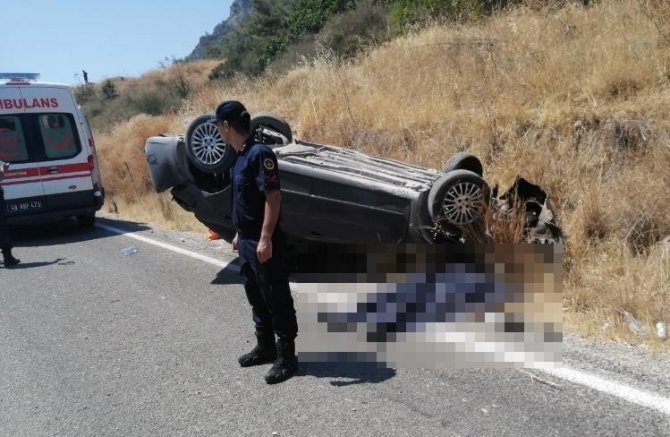 Muğla’da Otomobil Takla Attı: 1 Ölü, 4 Yaralı