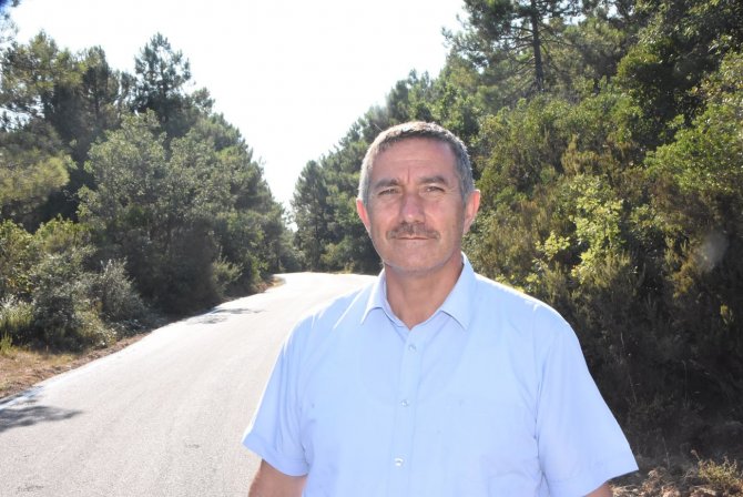 Hamsilos Yolunda Asfalt Çalışması