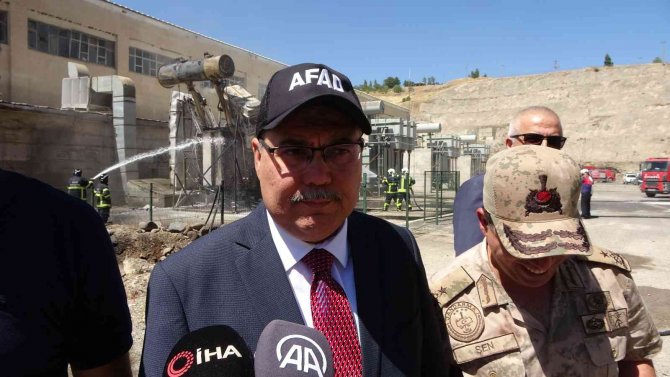 Muş’ta Alparslan-1 Hes’te Çıkan Yangın Kontrol Altına Alındı