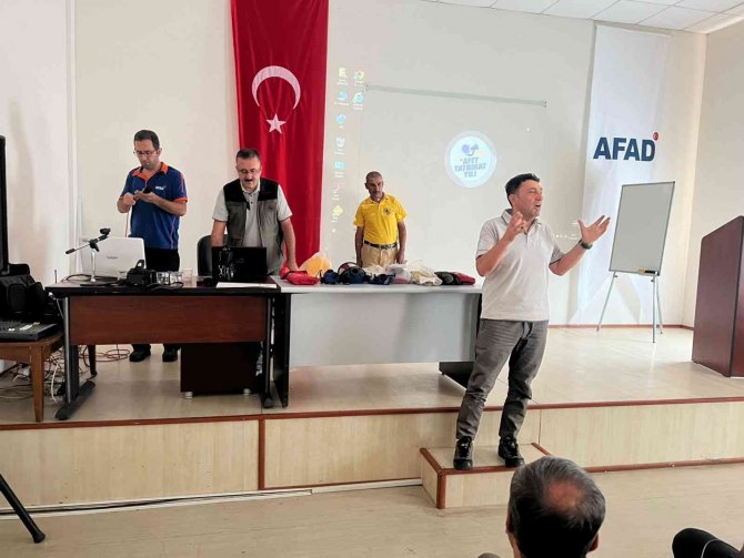 Orman İ̇şletme Müdürlüğü İle Afad’dan Ortak Yangın Müdahale Eğitimi