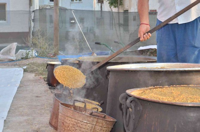 Elbistan’da Bulgur Kaynatma Sezonu Başladı