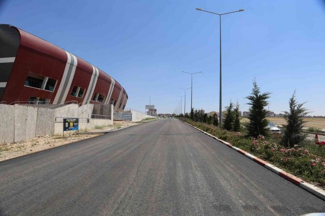 Karaman’da Şehit Muhammed Yalçın Bulvarı Asfaltlanıyor