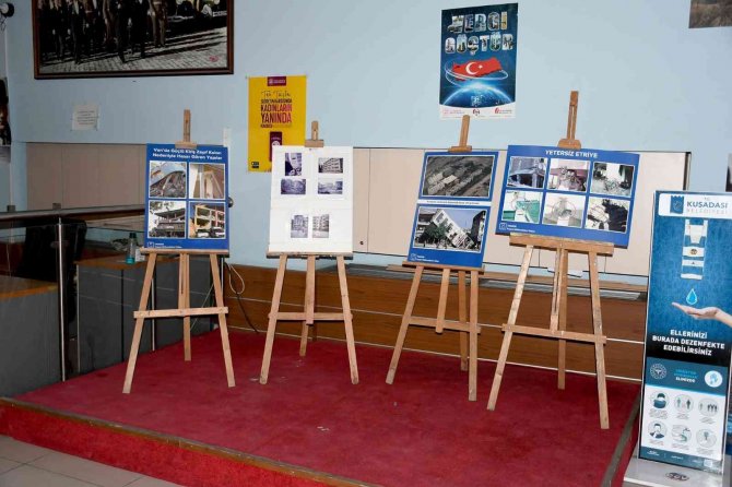 Kuşadası’nda Deprem Farkındalığı Sergisi