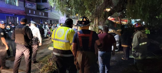 Meksika’da Minibüsün Üzerine 30 Tonluk Ağaç Devrildi: 1 Ölü, 1yaralı