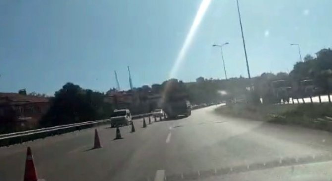 Ankara’da Kamyon Sürücüsü Adeta Trafik Terörü Estirdi