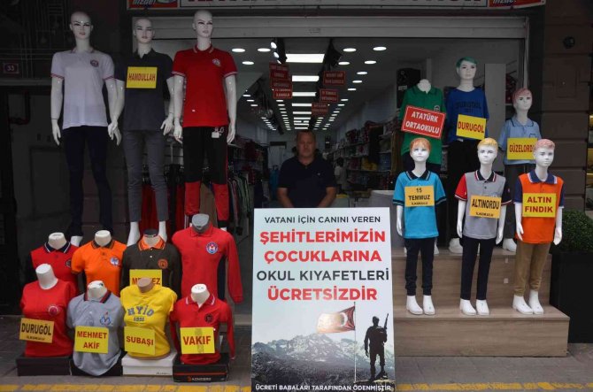 Şehit Çocuklarına Ücretsiz Okul Kıyafeti