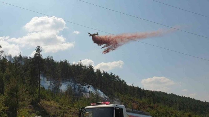 Bursa’da Orman Yangını İçin Müthiş Seferberlik...yangın Kontrol Altında