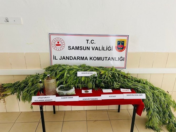Samsun’da Çok Sayıda Narkotik Madde Ele Geçirildi
