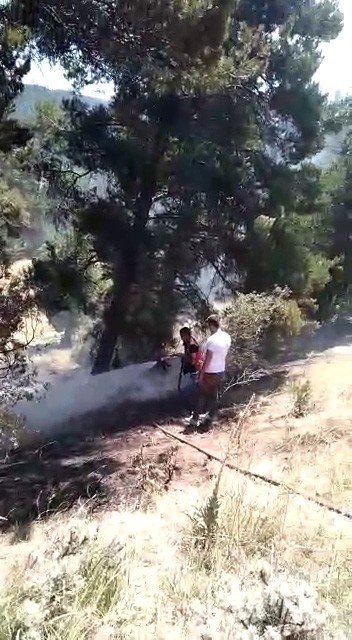 Alevler İ̇ç Anadolu’nun En Büyük Ormanına Sıçramadan Söndürüldü