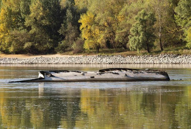 Tuha Nehri’ni Kuraklık Vurdu: 2. Dünya Savaşı’nda Batan Gemi Ortaya Çıktı