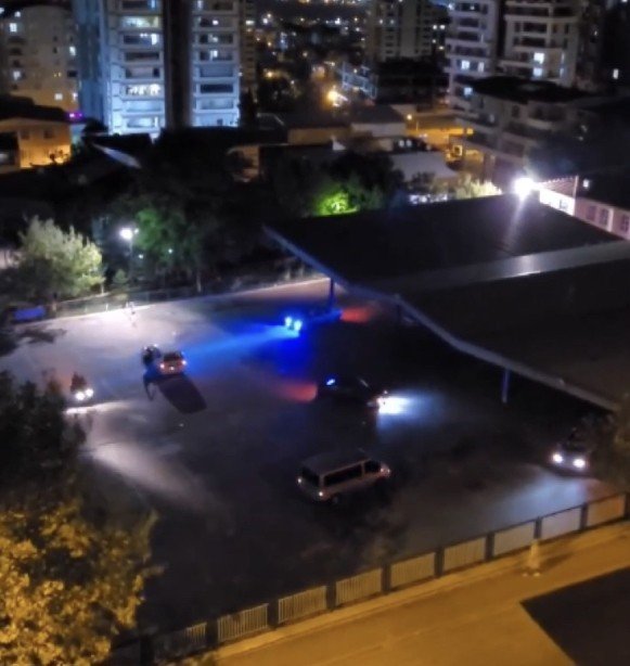 Bursa’da Drift Atan Grup, Mahalleliye Uyku Uyutmadı