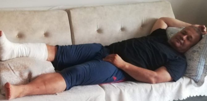 Trafik Polisinin Yaralandığı Kaza Anı Kamerada
