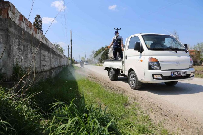Serdivan’da İlaçlama Çalışmaları Devam Ediyor