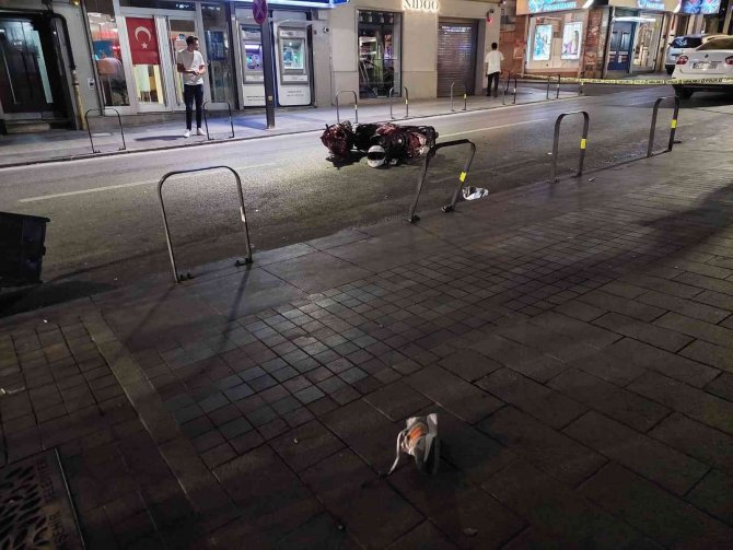 Şişli’de Dehşete Düşüren Kaza: Motosiklet Bir Yere, Sürücü Başka Yere Fırladı