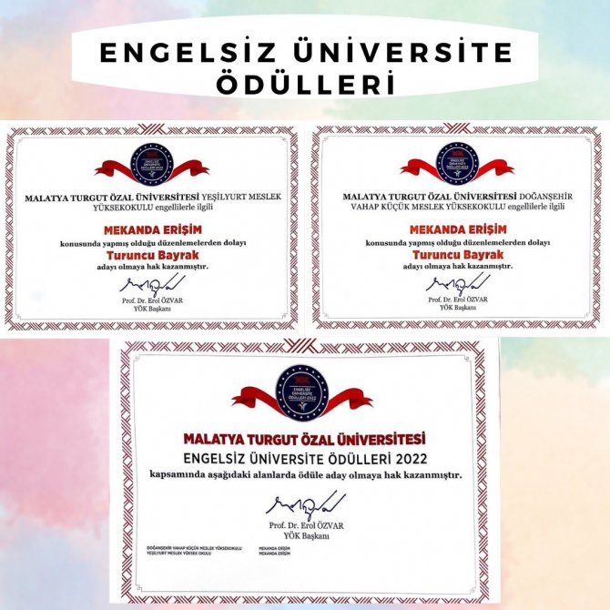 Yök’ten, Mtü’ye ‘Turuncu Bayrak’ Ödülü