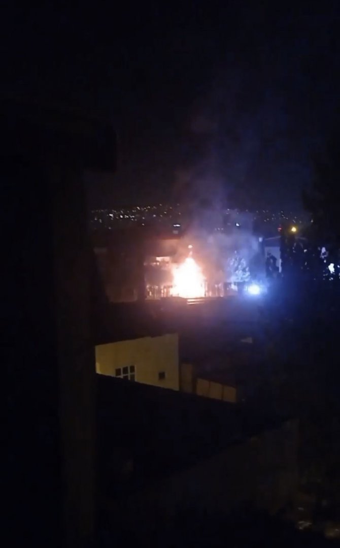 Bursa’da Trafo Alev Alev Yandı