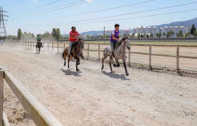 Kütahya’da Rahvan At Yarışları Heyecanı