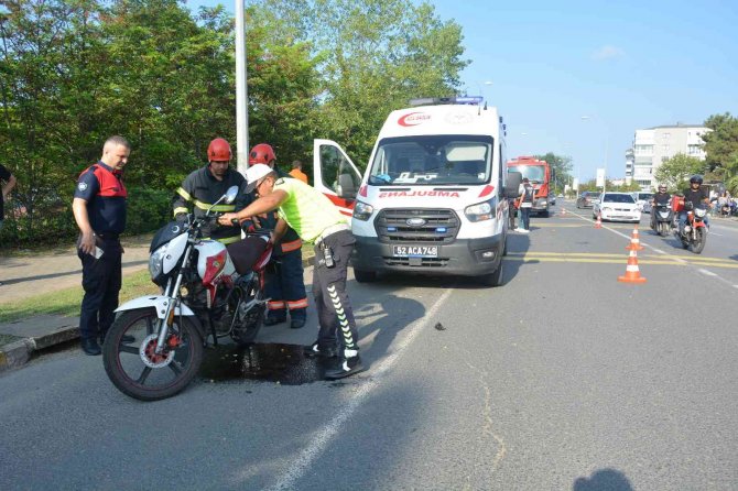 Ordu’da Motosiklet Kazası: 3 Yaralı